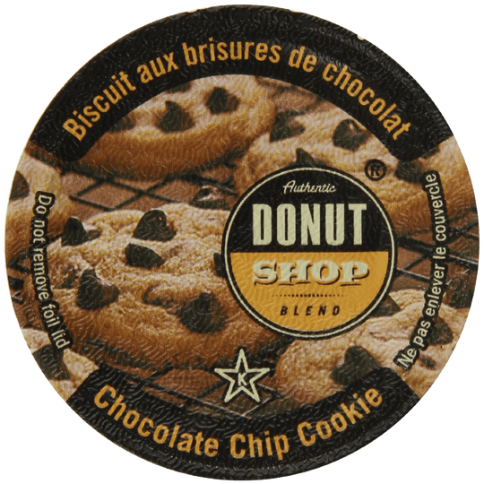 Authentic Donut Shop Blend Coffee Chocolate Chip Cookie 24 Count