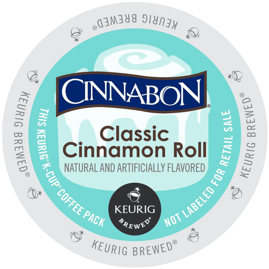 Cinnabon K-Cup Portion Pack for Keurig Brewers Classic Cinnamon Roll 24 Count