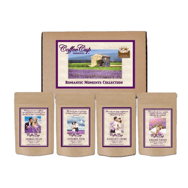 Five Star Coffee Coffe Cup Moments Signature Romance Sampler Package Valentines Day Gourmet Coffee Gift Set