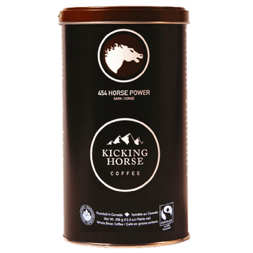 Kicking Horse Coffee 454 Horse Power Dark Whole Bean Coffee 12.3-Ounce Tins