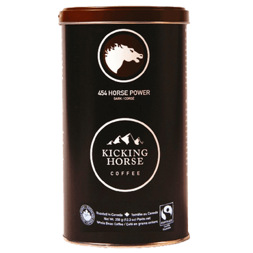 Kicking Horse Coffee 454 Horse Power Dark Whole Bean Coffee 12.3-Ounce Tins