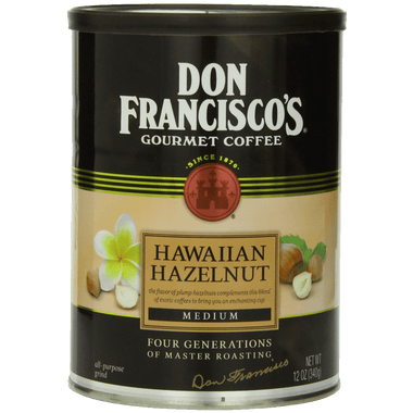 Don Francisco Hawaiian Hazelnut Coffee 12 Ounce