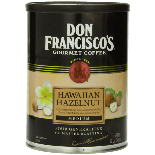 Don Francisco Hawaiian Hazelnut Coffee 12 Ounce