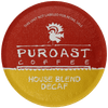 Puroast Low Acid Coffee Single Serve Keurig Compatible Decaffeinated House Blend 12 Count